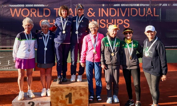 Women's doubles champions at the ITF Masters World Championships