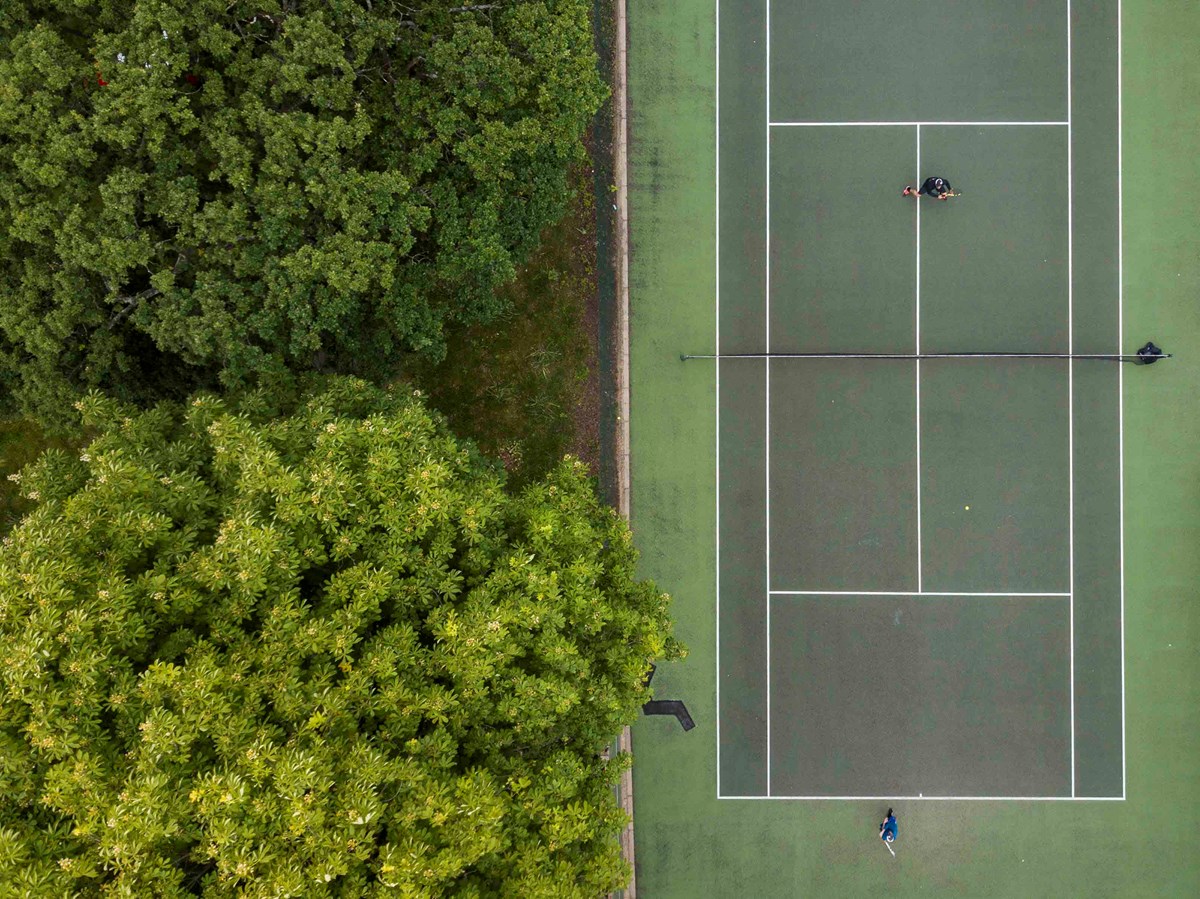Park tennis courts