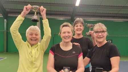 38 Senior age groups events at the 2025 British Open Masters Indoor Tennis Championships at Wrexham