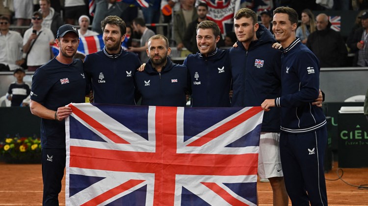 Great Britain Dvais Cup team in Colombia 2023