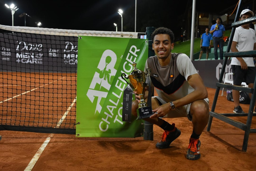 Paul Jubb with his Santa Cruz Challenger title