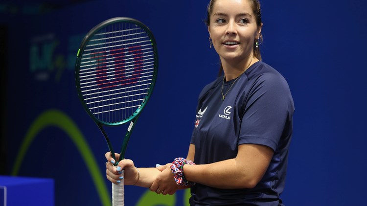 Jodie Burrage gearing up for return at the Billie Jean King Cup