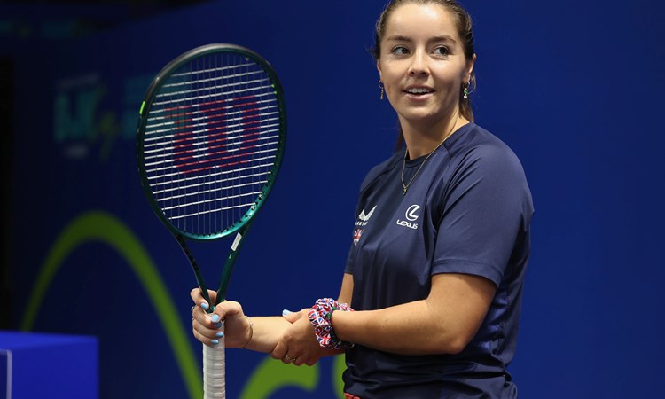 Jodie Burrage gearing up for return at the Billie Jean King Cup