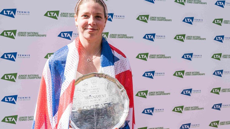 Hannah Klugman and Benjamin Gusic-Wan  win LTA 16U Junior National Championships