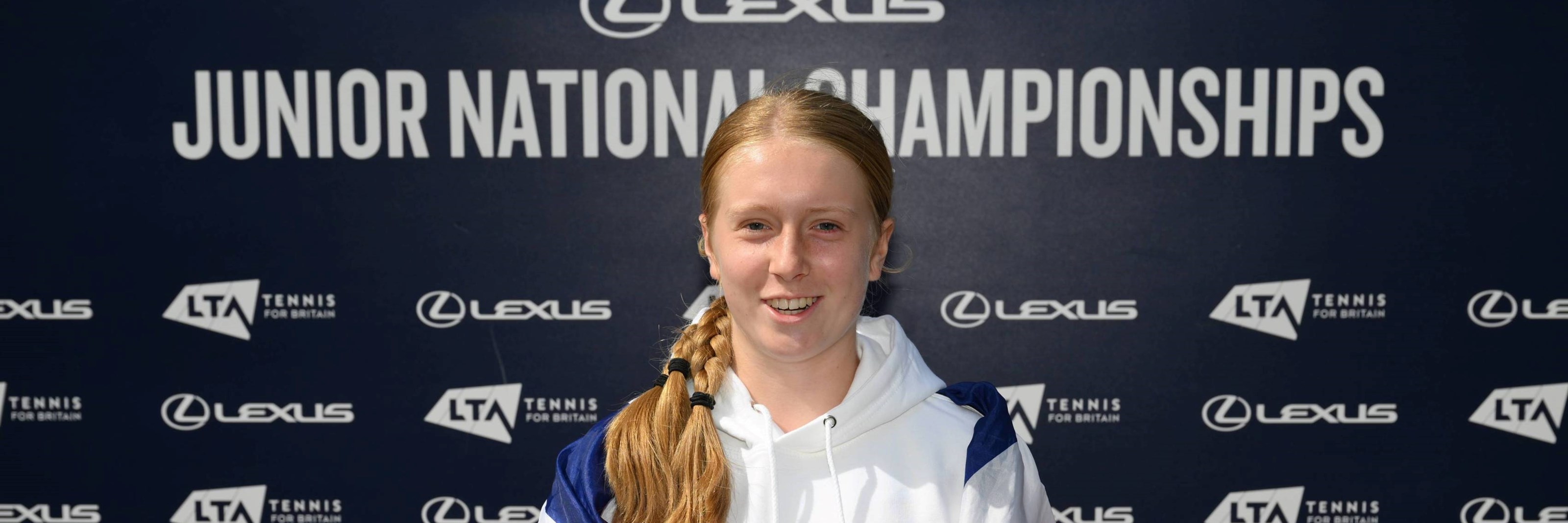Daniella Britton with the 2026 18U Lexus Junior National Championships title