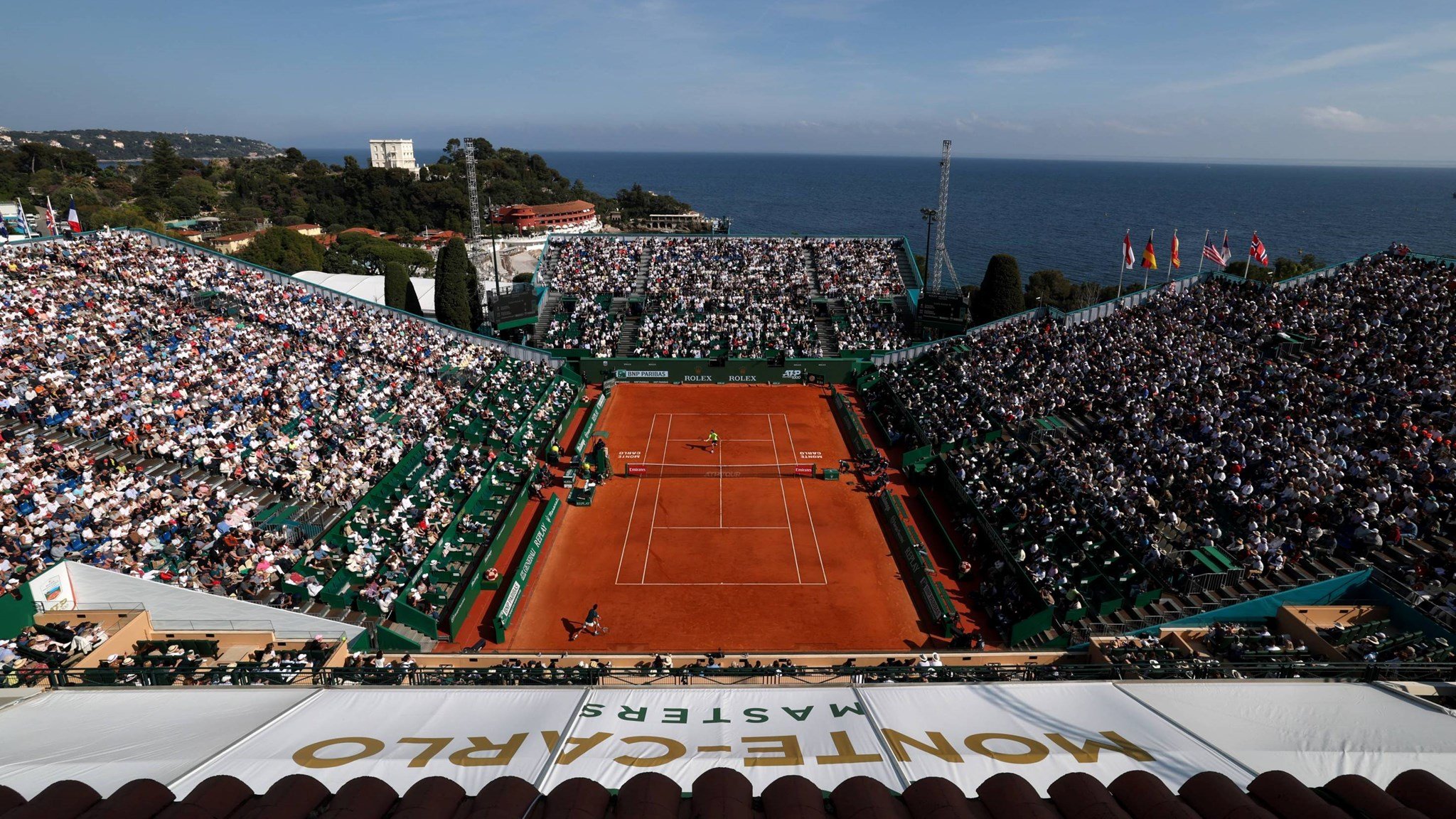General court view of the Rolex Monte Carlo Masters