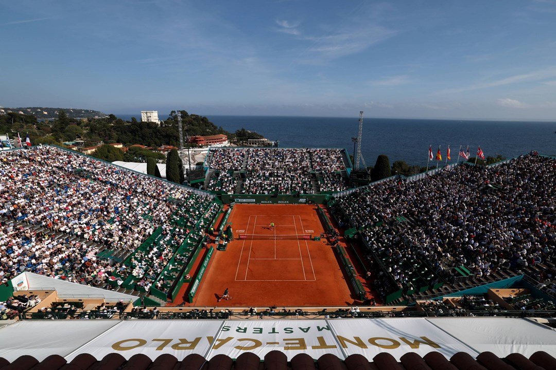 General court view of the Rolex Monte Carlo Masters