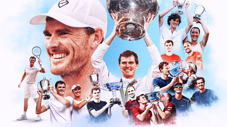 Collection of images from Jamie Murray's career