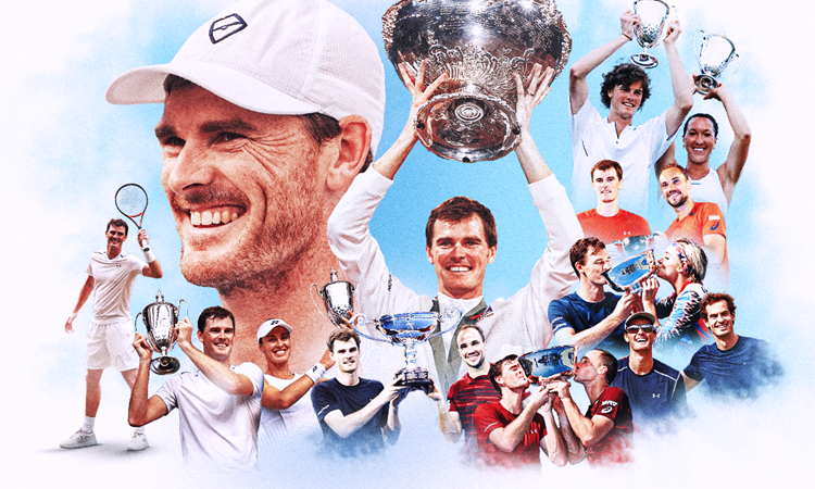 Collection of images from Jamie Murray's career