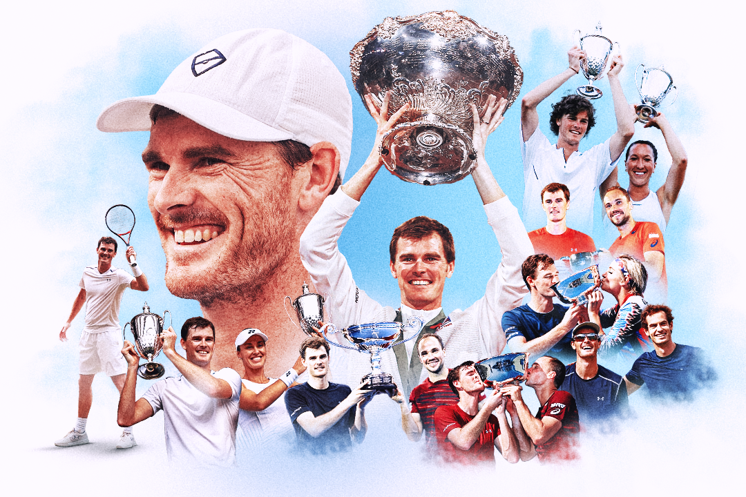 Collection of images from Jamie Murray's career