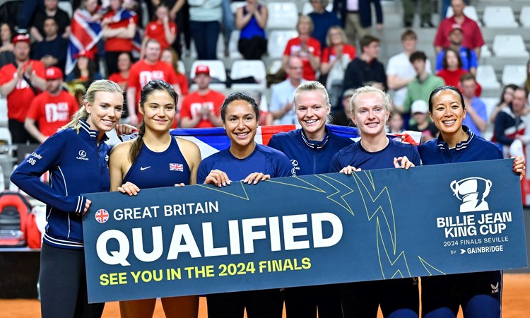 Lexus GB Billie Jean King Cup team qualify for 2024 Finals