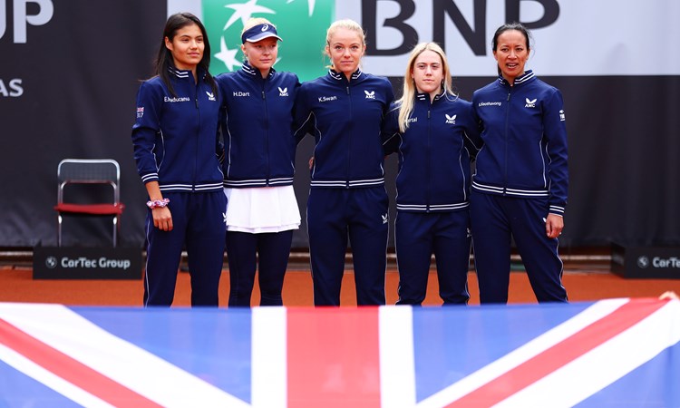 Great Britain at the Billie Jean King Cup in Prague