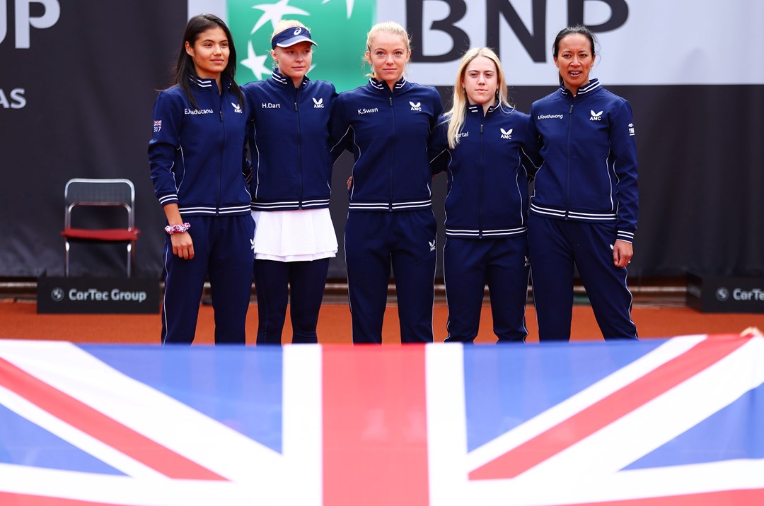 Great Britain at the Billie Jean King Cup in Prague
