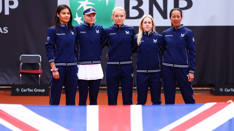 Great Britain at the Billie Jean King Cup in Prague