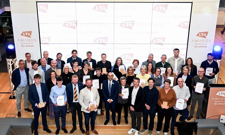 Volunteers, clubs and communities honoured at the 2026 LTA Awards, presented by Lexus