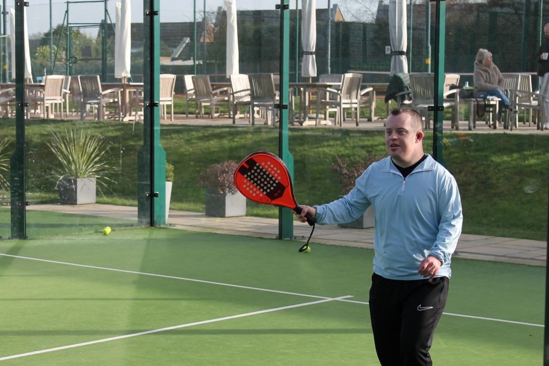 James has Downs Syndrome, learning difficulties, hearing loss, no speech and autism - find out how padel changed his life. 