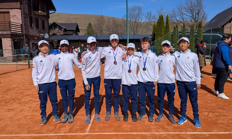Players from Ewell Castle School representing England at the U15 International schools event