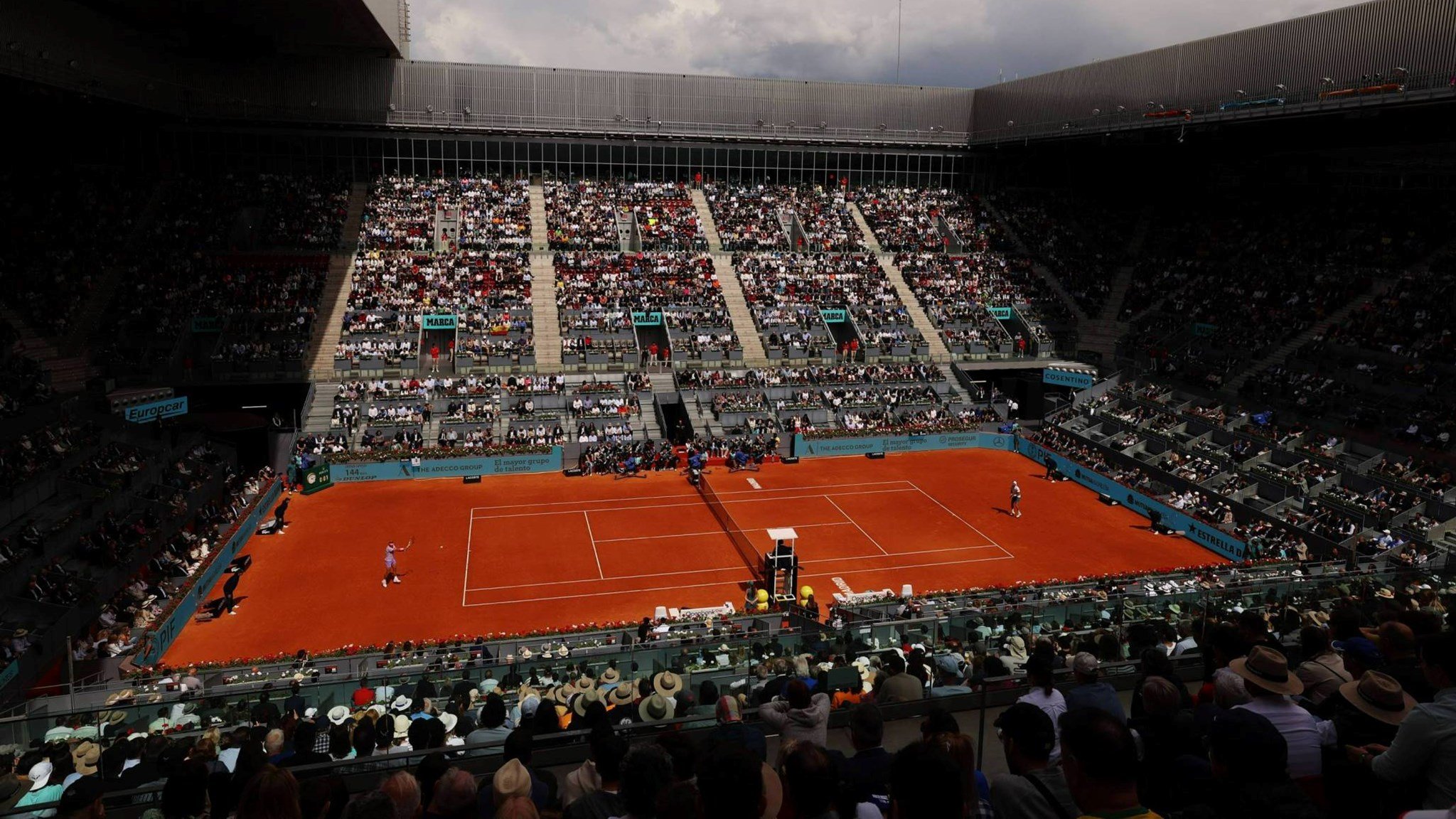 The Caja Magica during the Mutua Madrid Open