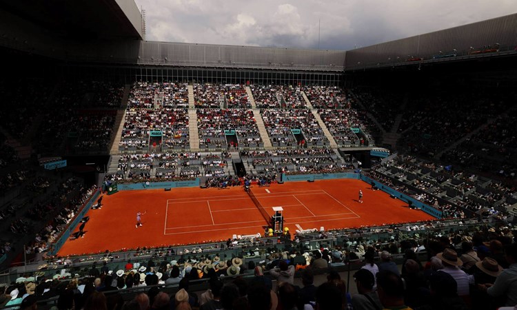 The Caja Magica during the Mutua Madrid Open