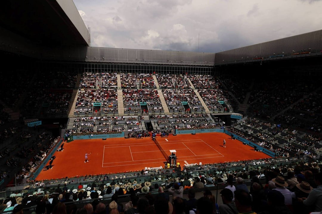 The Caja Magica during the Mutua Madrid Open