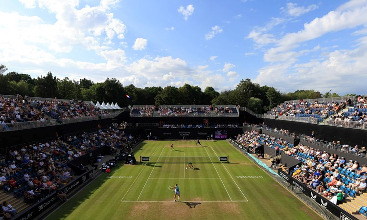 Centre Court at the Rothesay Classic Birmingham