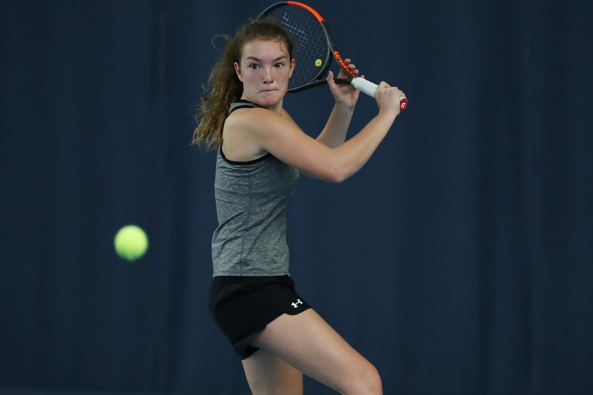 Phoebe Suthers in action during training