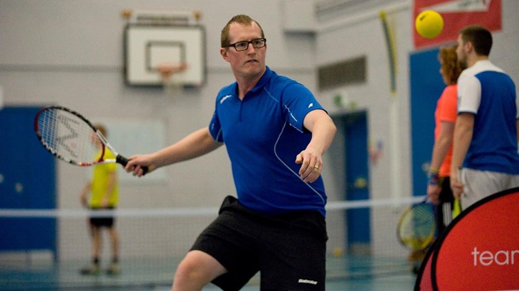 Ian Pearson-Brown pictured on court
