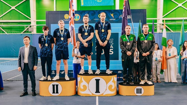 Dominic Iannotti makes history as three Scots win medals at Virtus World Tennis Championships