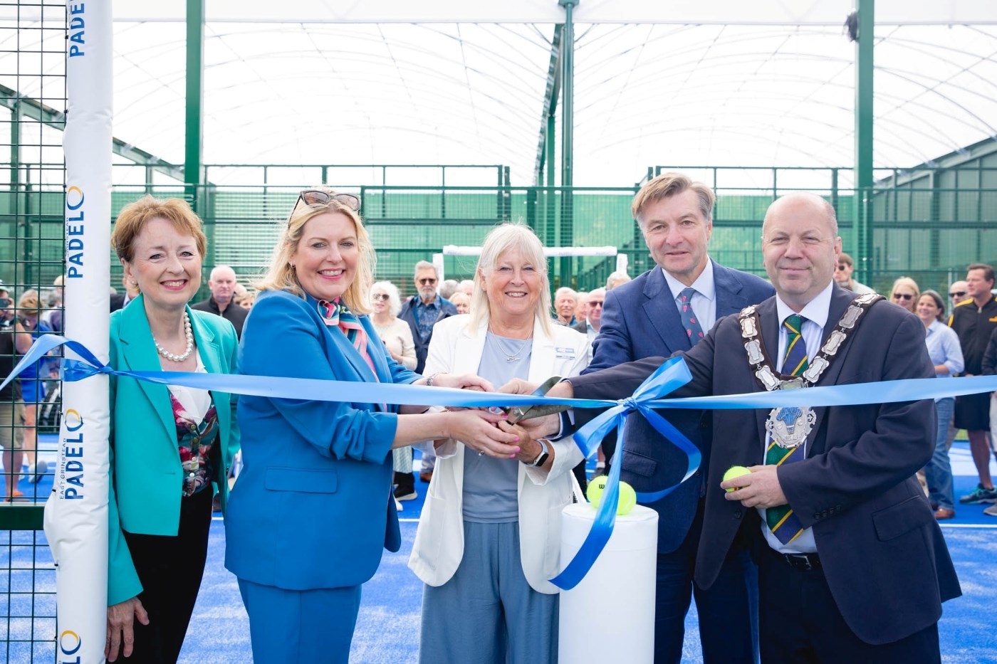 LTA President Sandi Procter officially opens East Grinstead padel courts