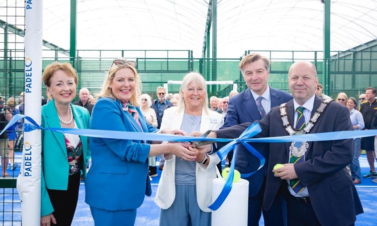 LTA President Sandi Procter officially opens East Grinstead padel courts