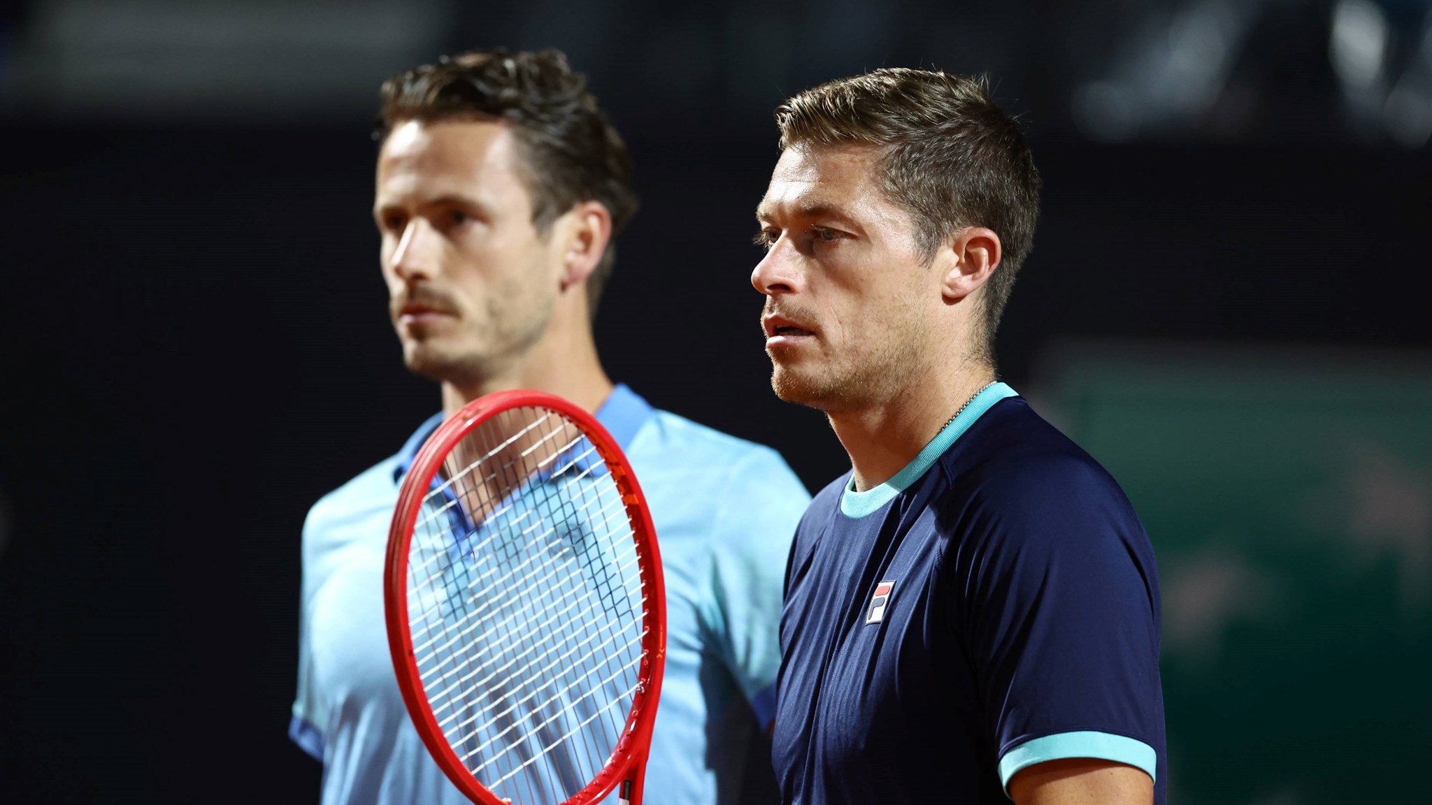 Neal Skupski and Wesley Koolhof in the semi-final of the Italian Open