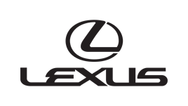 Lexus logo in black writing