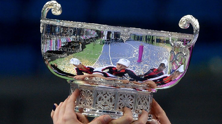 The Billie Jean King Cup trophy