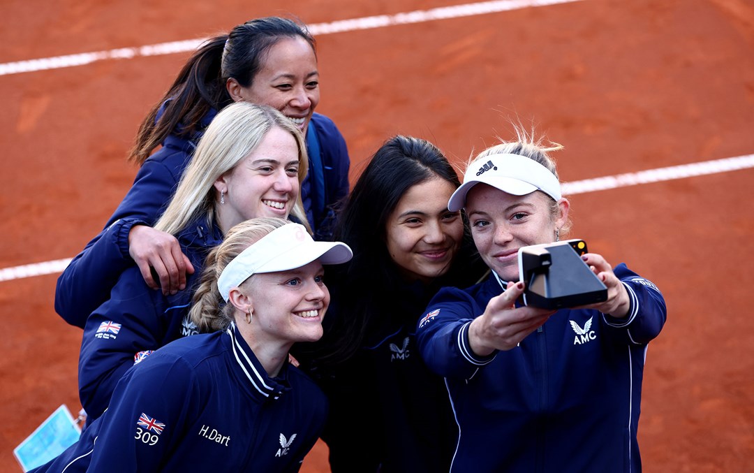 Great Britain's Billie Jean King Cup team