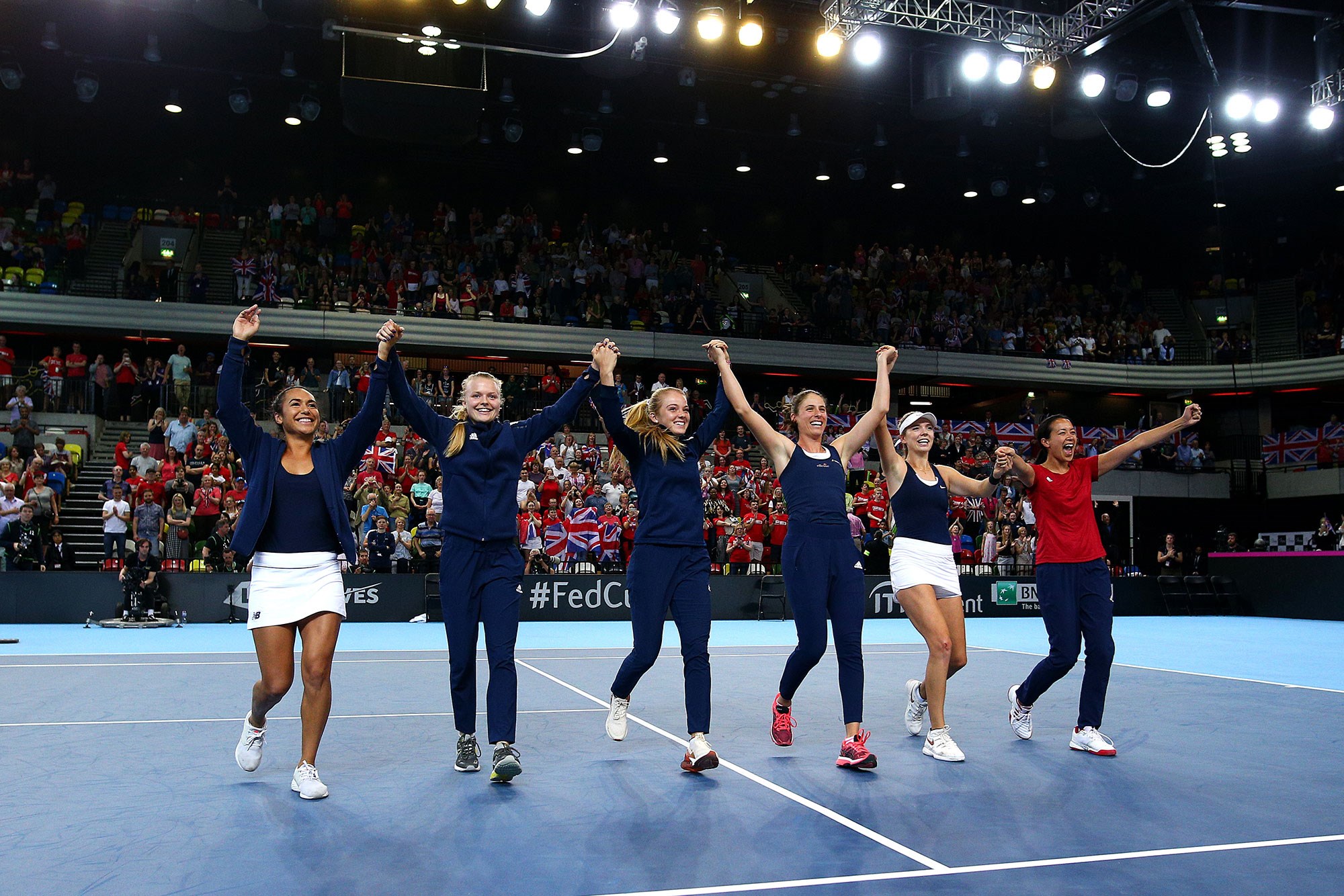 GB's team at the Copper Box in 2018