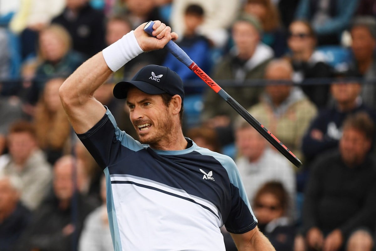 Andy Murray beats Gijs Brouwer in Surbiton Trophy to progress into