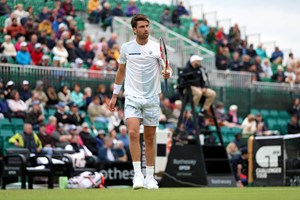 Cam Norrie at the Rothesay Open Nottingham in the opening round