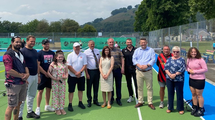 Newly Renovated Courts at Six Bells Officially Opened