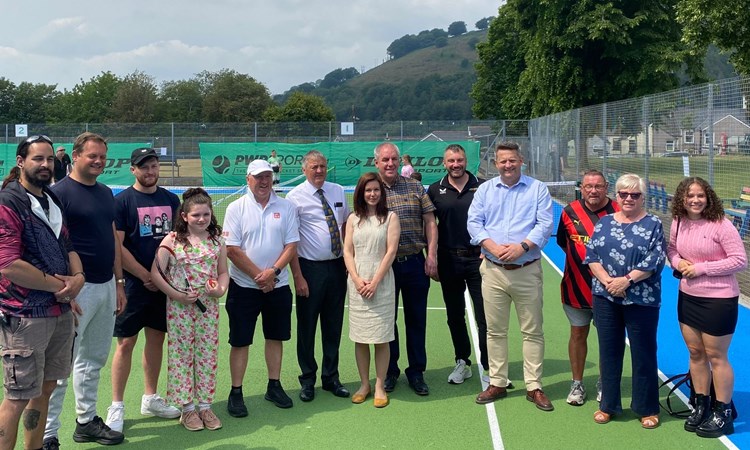 Newly Renovated Courts at Six Bells Officially Opened
