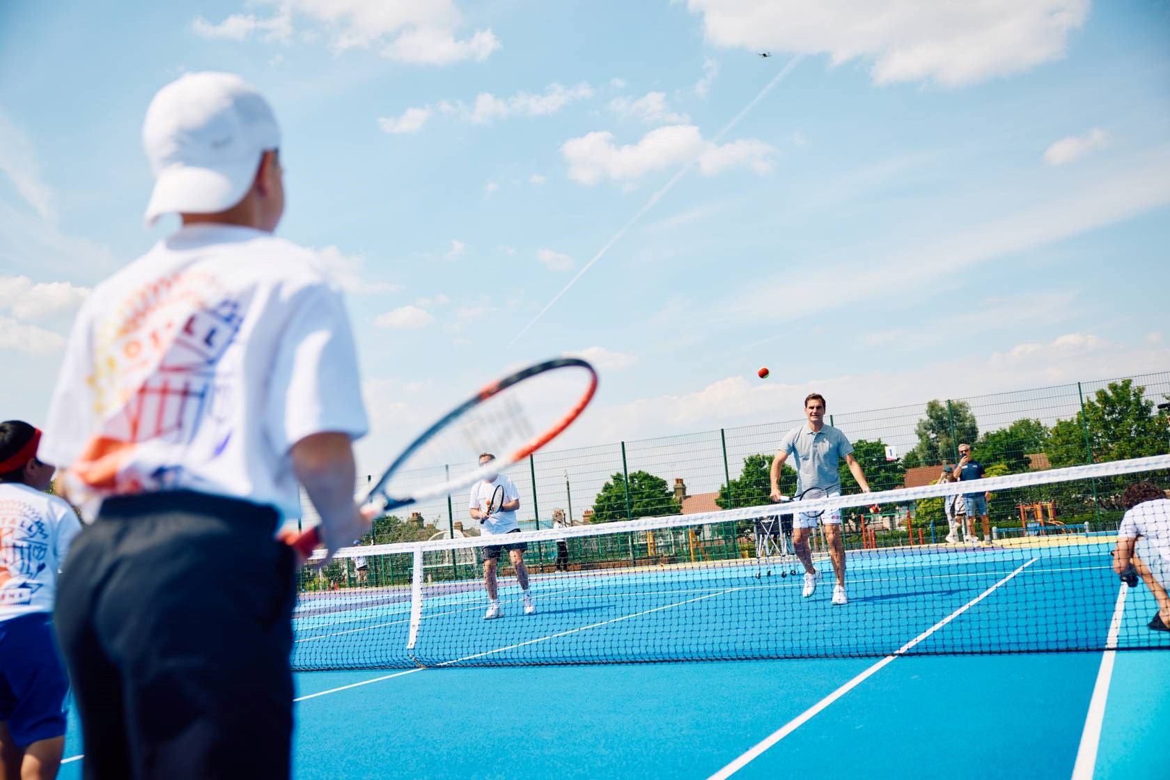Roger Federer unveils unique legacy project on Greenwich tennis courts as Park Tennis Project momentum builds