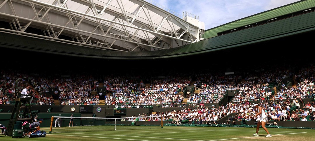 Inside Centre Court at Wimbledon