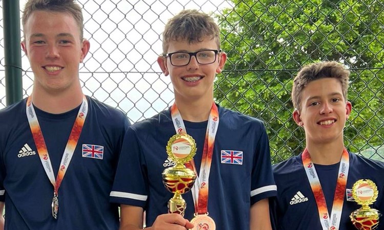 GB Deaf Youth team with their medals in Germany