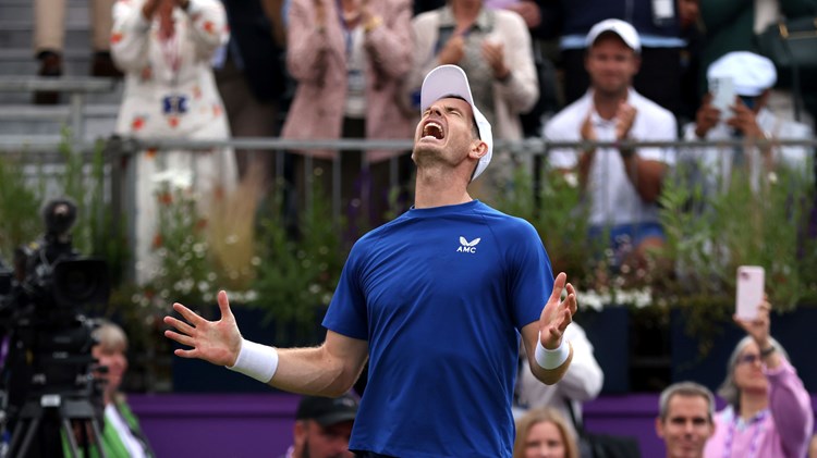 cinch Championships 2024: Five-time champion Murray claims first round victory in three-set thriller