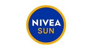 Nivea Sun logo in blue and yellow