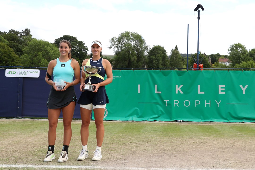 Ilkley Trophy finalists with their trophies