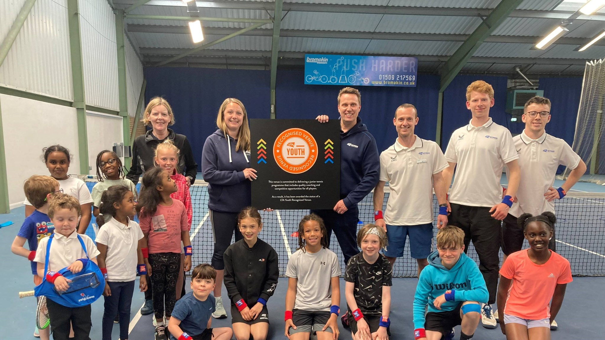 Nottingham Tennis Centre receive their LTA Youth Recognised Venue status