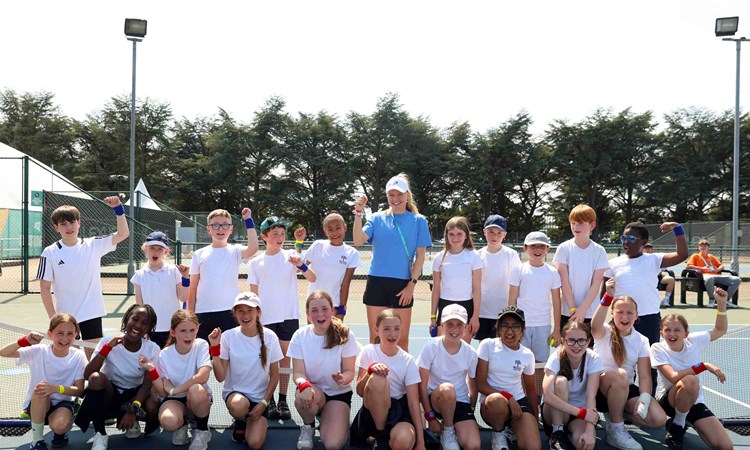 LTA welcomes Government changes to PE and school sport as 20,000 children pick up a racket at the Lexus Nottingham Open