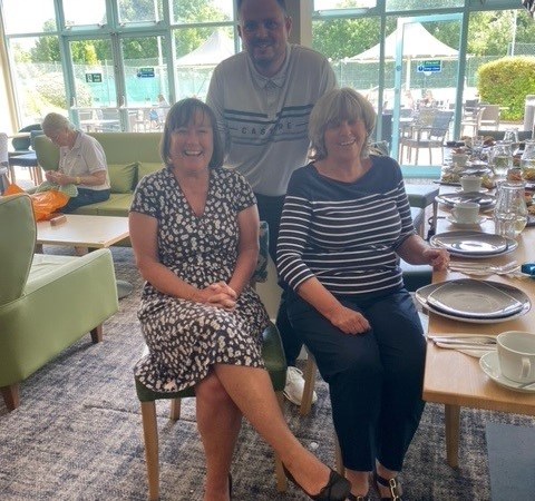 MP visits South Wales Tennis Legend