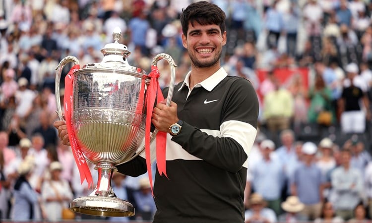 HSBC Championships 2025: Carlos Alcaraz ousts Jiri Lehecka to claim second title at The Queen’s Club