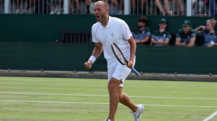Wimbledon 2025: Dan Evans overcomes all British battle to set up potential second round clash against Novak Djokovic